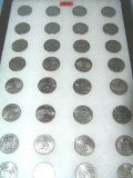 Collection of vintage US state quarters