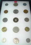 Collection of world coins