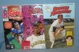 Group of sports themed comic books
