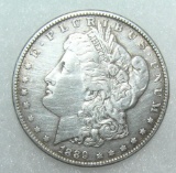 1889 Morgan silver dollar