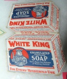 White King soap advertising double sided sewing kit