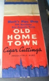 Old home town pipe and cigar Cuttings advertising piece est. value $25.00-$