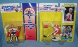 Pair of Starting Lineup Hockey sports figures