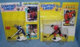 Pair of Starting Lineup Hockey sports figures