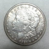 1921S Morgan silver dollar in very fine condition