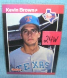 Kevin Brown rookie baseball card