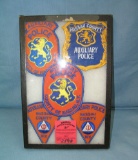 Collection of vintage Policeman's patches
