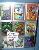 Marvel super hero collector cards collection