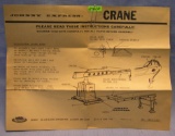 Topper Toys Johnny Express crane brochure
