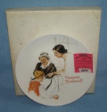 Norman Rockwell collector plate: The Broken Window