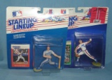 Pair of vintage Starting Lineup baseball figures