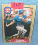 Rafael Palmeiro rookie baseball card