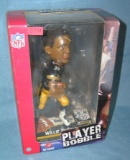 Vintage Pittsburgh Steelers Willie Parker football bobble head doll