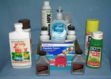 Box full of auto and home care cleaning products