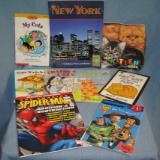 Box of comic books and collectibles magazines