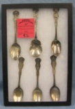 Vintage silver plated souvenir spoons