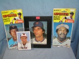 Group of vintage sports collectibles