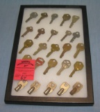 Collection of vintage keys