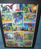 Group of vintage Superhero and action figure cards