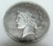 1923 Lady Liberty peace silver dollar