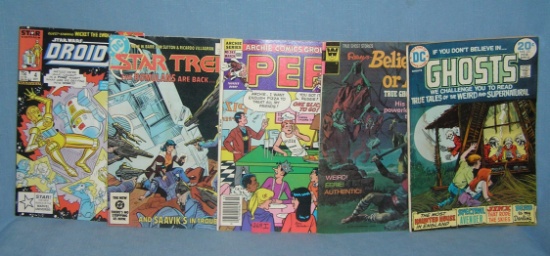Group of 5 vintage comic books