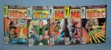 Group of vintage Marvel comic books