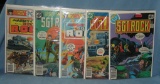 Group of vintage Sgt Rock comic books