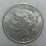 1925 Lady Liberty Peace silver dollar