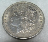 1921 Morgan silver dollar in very fine condition