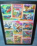 Group of vintage Superhero and action figure cards