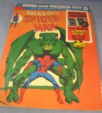 The Amazing Spiderman record and comic book