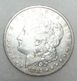 1882 Morgan silver dollar in very fine condition