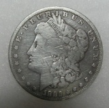 1882-O Morgan silver dollar in very good condition