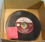 Group of vintage 45rpm records