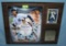 Vintage Derek Jeter photo and baseball card wall plaque
