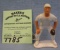 Miniature hard plastic baseball player