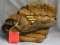 Vintage Mizuno leather baseball glove