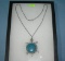 Turquoise style turtle necklace