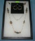 Vintage necklace and earring set