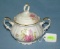 Floral decorated sugar bowl made by Edelstein
