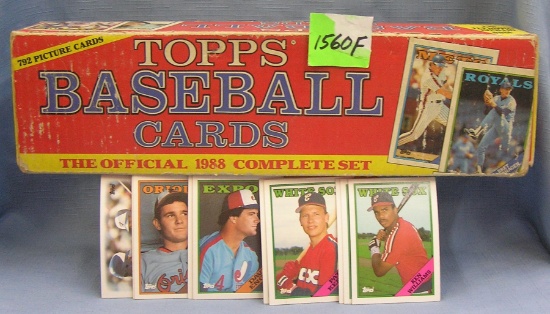 Box full of 1988 Topps Baseball cards