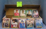 Box full of 1990 Topps Baseball cards