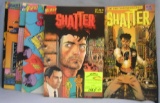 Group of vintage Shatter comic books