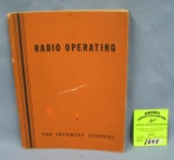 Vintage radio operating book