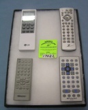 Group of appliance remote controls