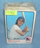 Group of 100 1973 Topps baseball cards