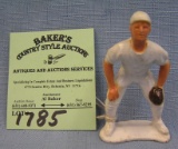 Miniature hard plastic baseball player