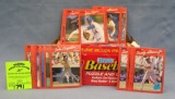 Box full of vintage Donruss baseball cards