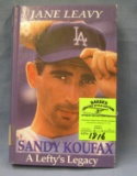 Vintage Sandy Koufax hardcover book