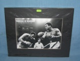 Thrilla in Manilla boxing matted photo